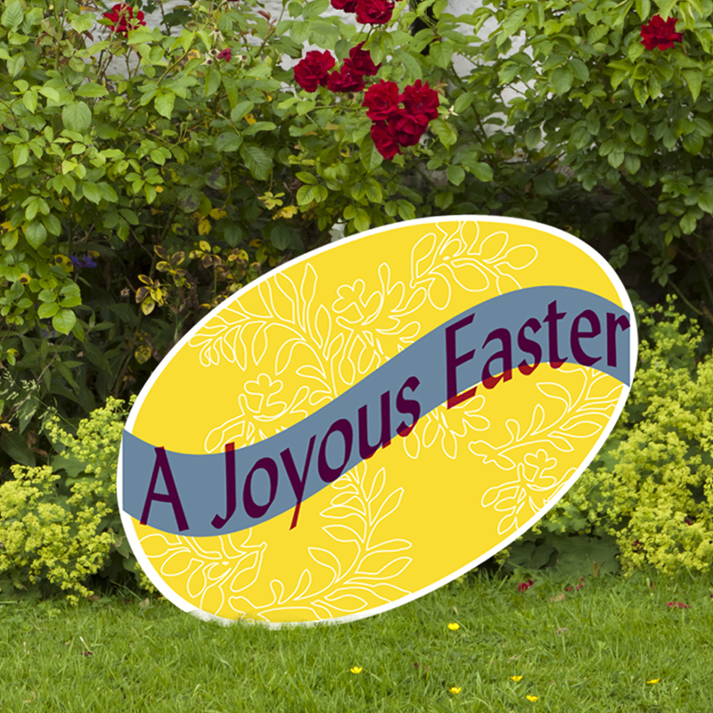 A Joyous Easter Sign