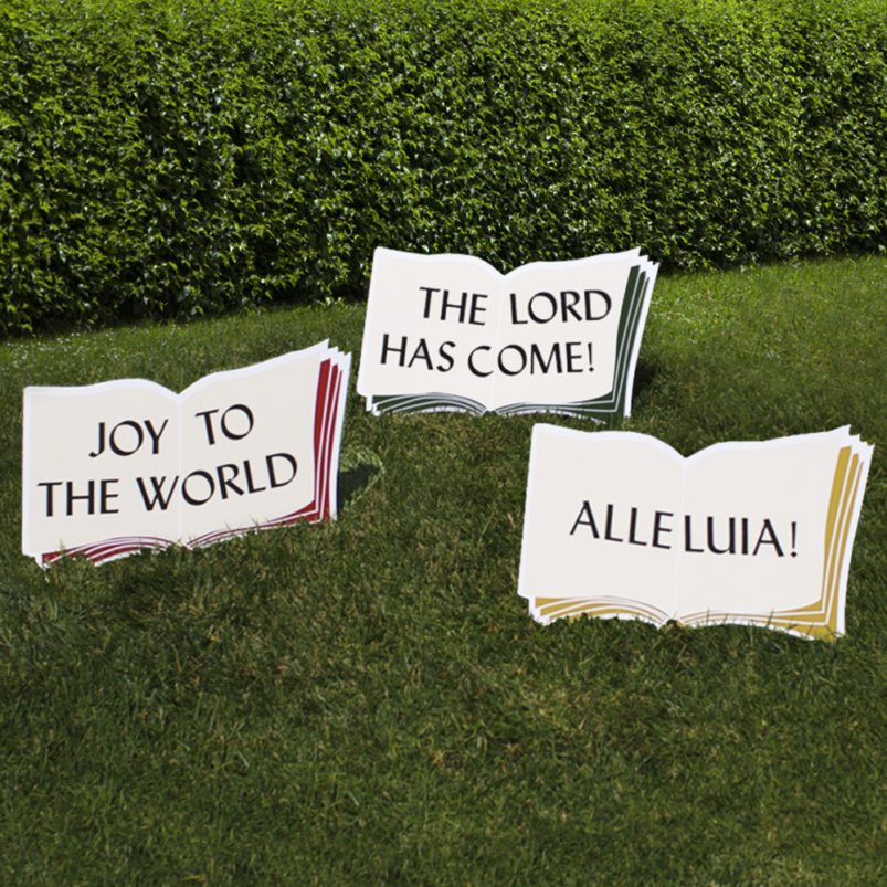 Large outdoor Christmas decorations yard signs