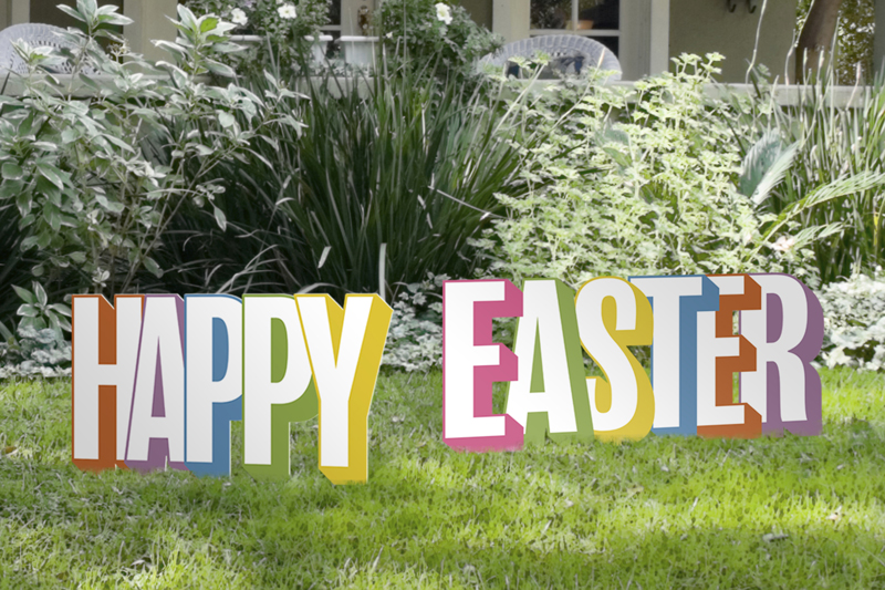 Happy Easter Yard Signs For Sale