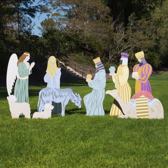 9 Piece Add On | Large Outdoor Nativity | Outdoor Nativity Store