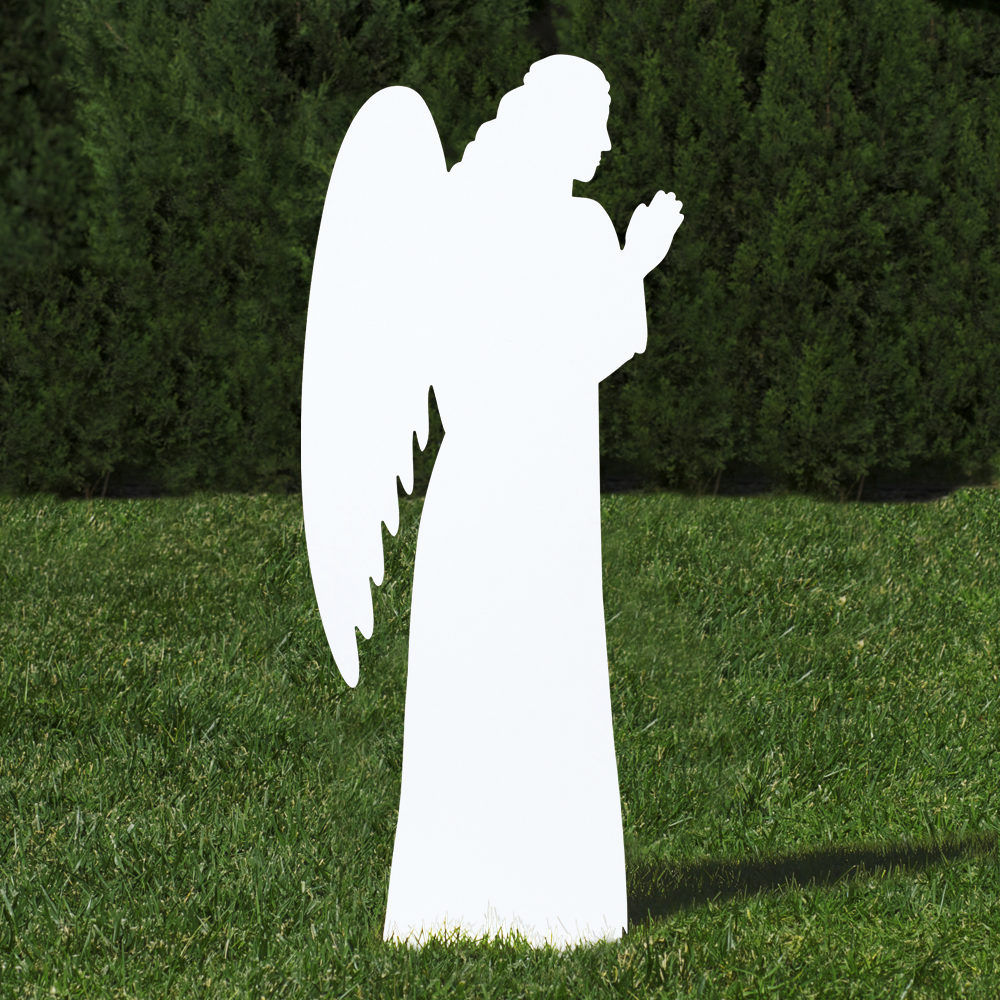 Angel Silhouette Nativity Piece