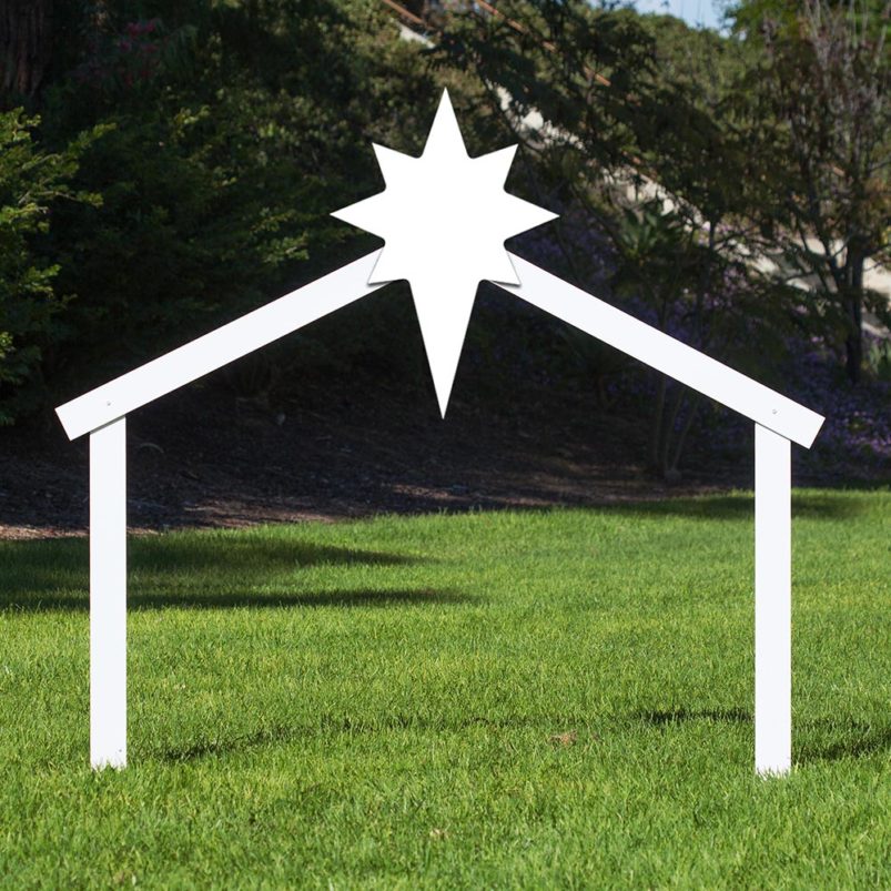 Outdoor Stable For Nativity Scene