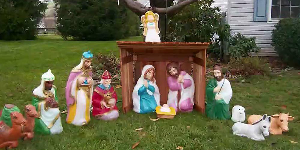 Mold Outdoor Nativity Set, Outdoor Manger Scene