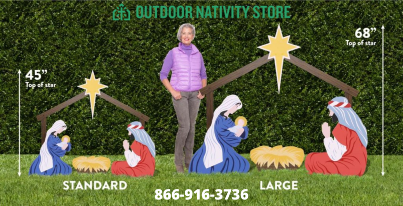 Large Outdoor Nativity Sets for Churches